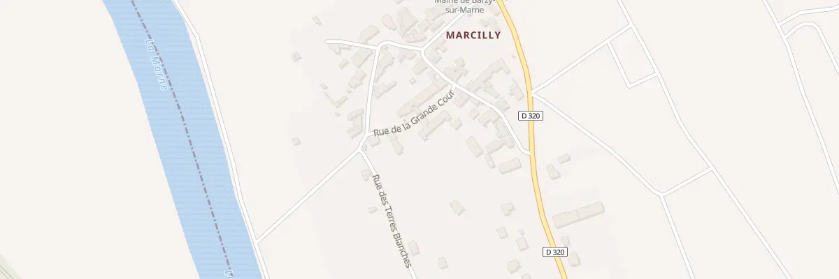 Plan du 5 Rue de la Grande Cour à Barzy-sur-Marne