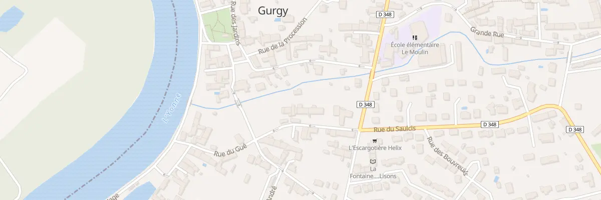 Plan du 13 Rue du Gué à Gurgy