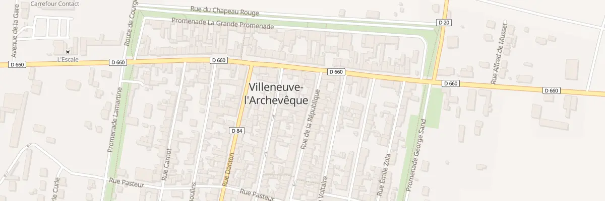 Plan du 61 Rue de la République à Villeneuve-l’Archevêque