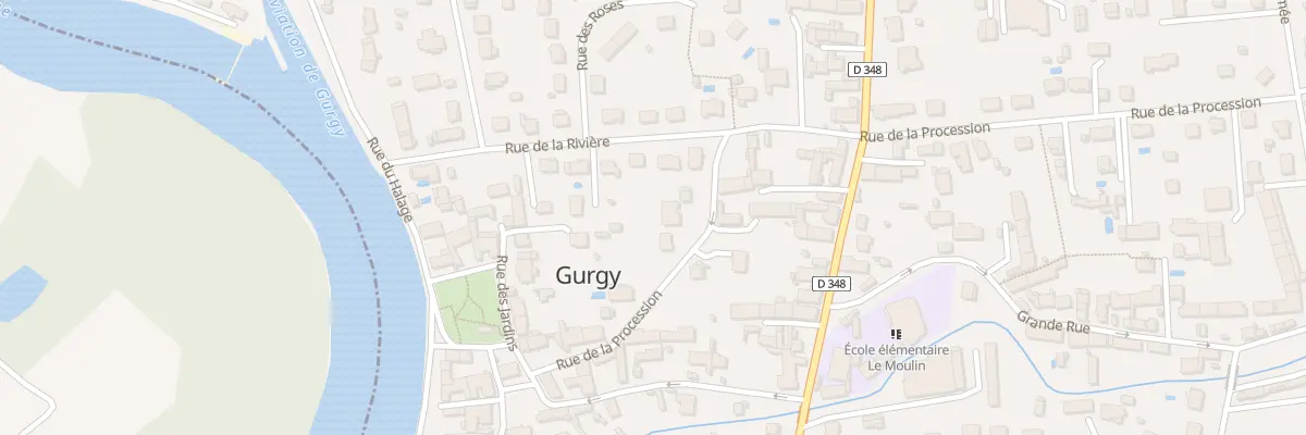 Plan du 11 Rue de la Procession à Gurgy
