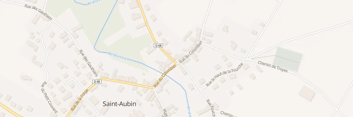 Plan du 9 Rue du Colombier à Saint-Aubin