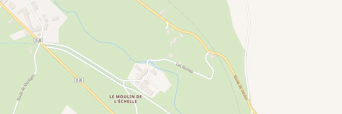 Plan du 5002 Les Roches à Pargny-la-Dhuys