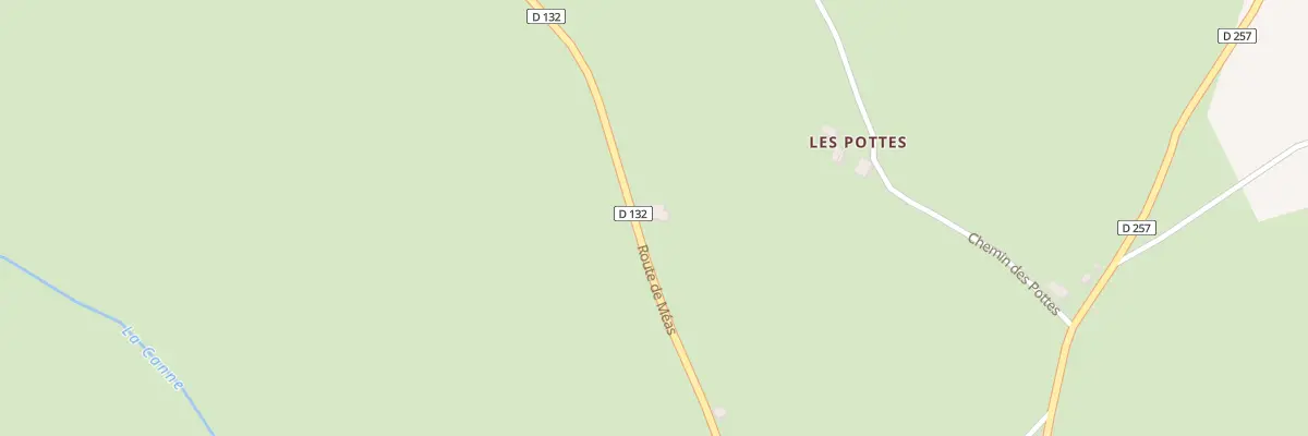 Plan du 1350 Rte de Méas à Tintury