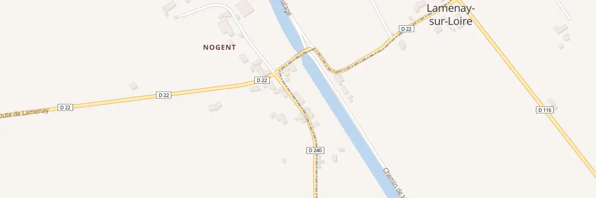 Plan du 1 Rte des Mouroux à Lamenay-sur-Loire