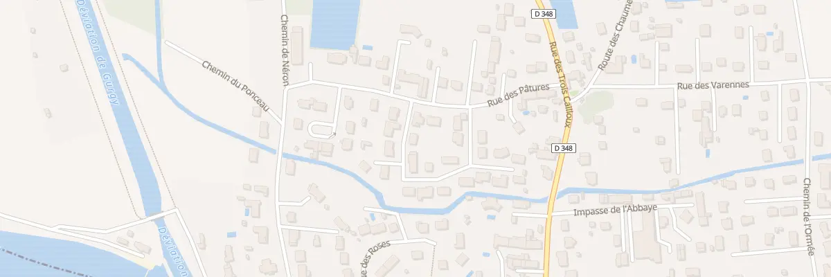Plan du 4 Rue Clément Vialatte à Gurgy