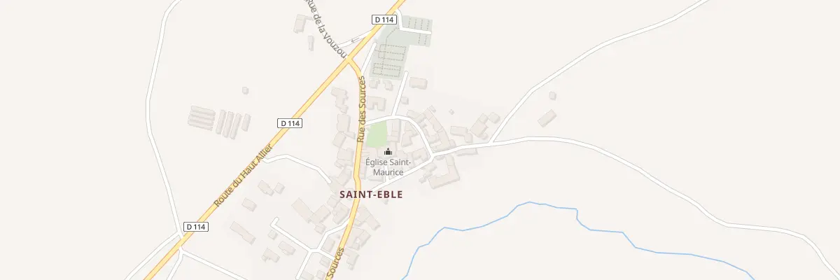 Plan du 7044 Saint Eble à Mazeyrat-d’Allier