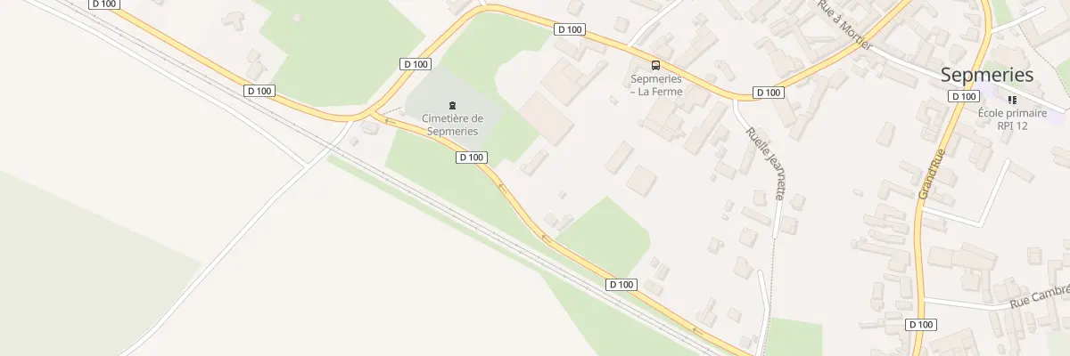 Plan du 366 Che Latéral à Sepmeries