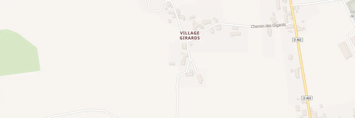 Plan du 5072 Village Gigard à Cindré