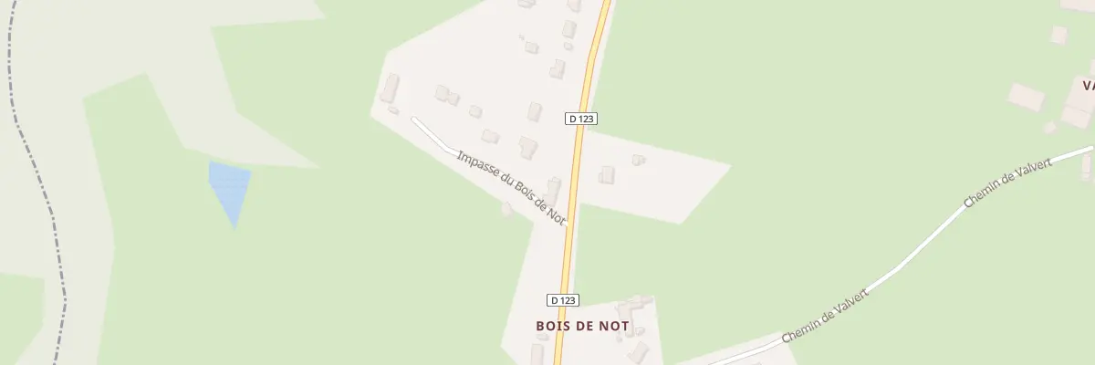 Plan du 37 Rte du Bois de Not à Saint-Christophe-en-Bourbonnais