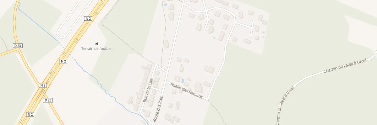Plan du 60 Rte des Rois à Urcel