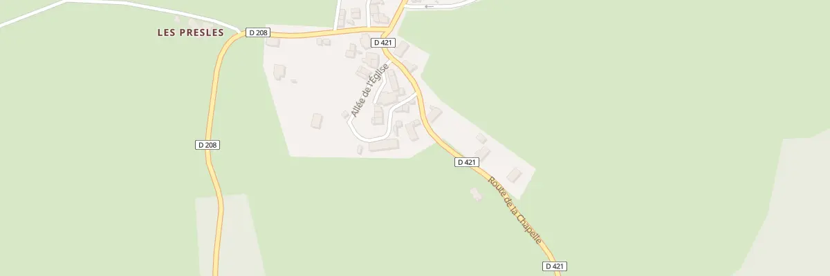 Plan du 4 Rte de la Chapelle à Molles