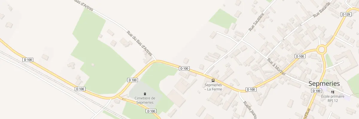 Plan du 290 Rue de Valenciennes à Sepmeries