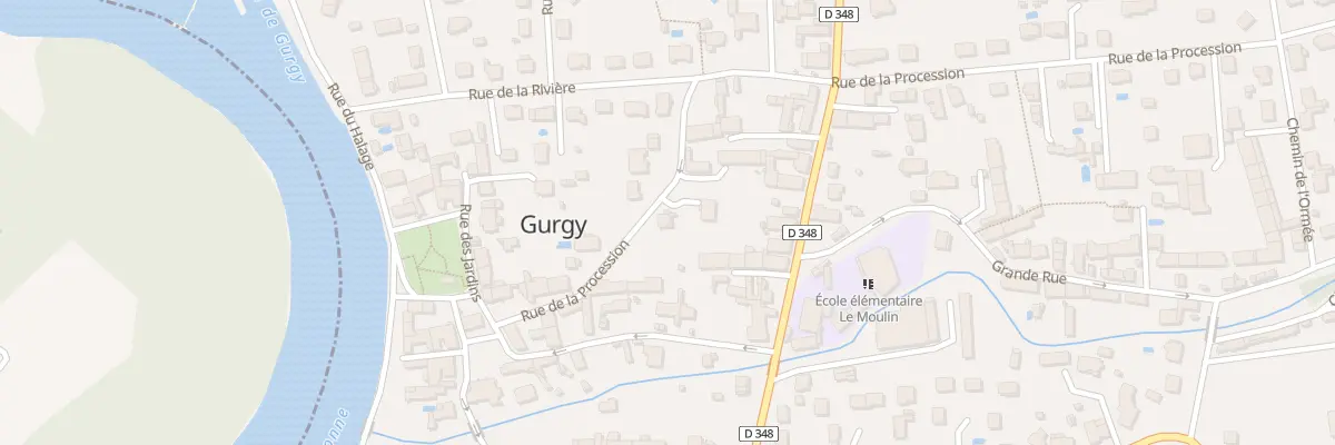 Plan du 8 Rue de la Procession à Gurgy