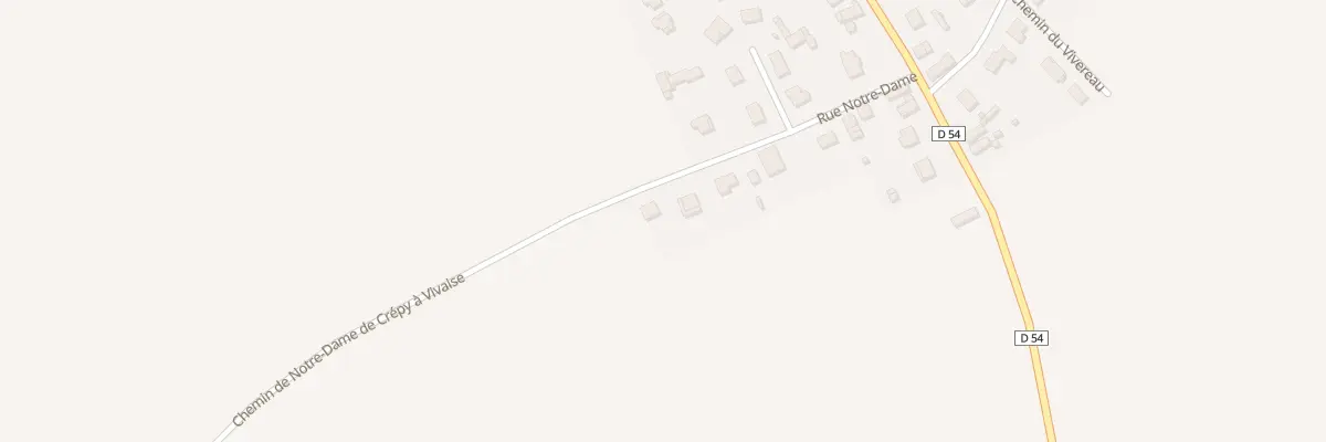 Plan du 9 Rue Notre-dame à Vivaise