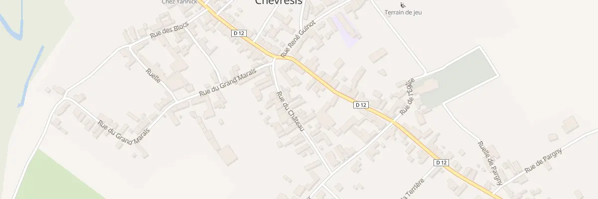 Plan du 4 Rue du Château à La Ferté-Chevresis