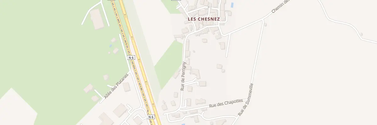 Plan du 16 Rue de Perrigny à Auxerre