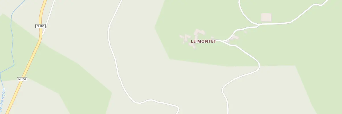 Plan du 5607 Le Montet à Saint-Étienne-du-Valdonnez