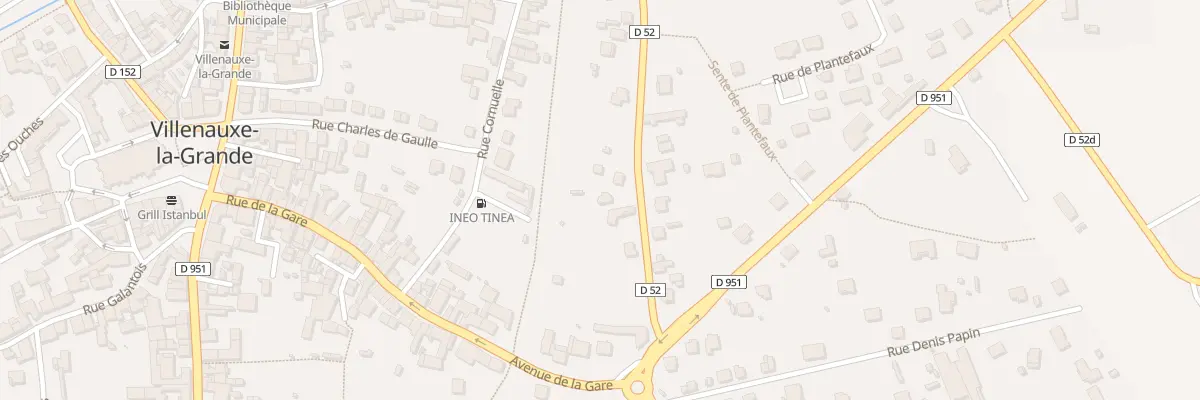 Plan du 6 Rue de Couailles à Villenauxe-la-Grande