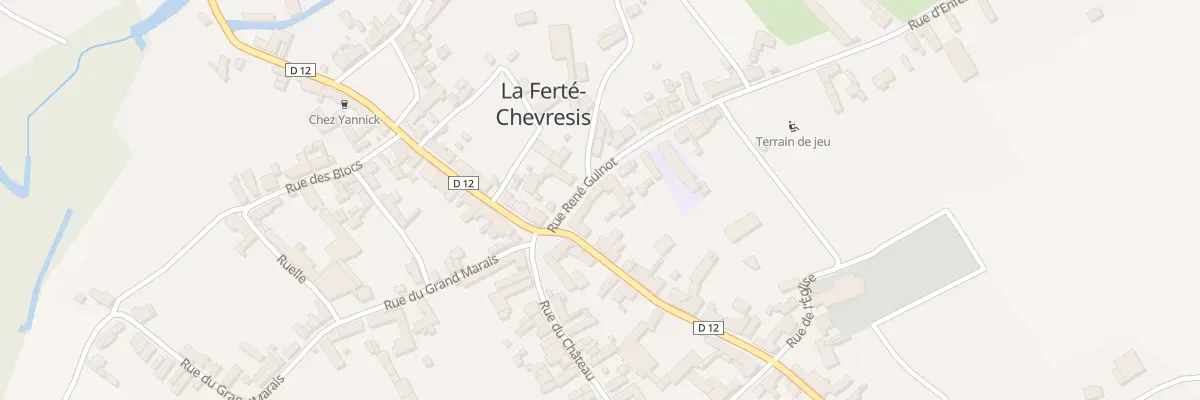 Plan du 1 Rue René Guinot à La Ferté-Chevresis