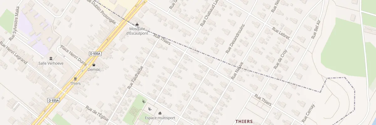 Plan du 22 Rue Chabaud-latour à Bruay-sur-l’Escaut