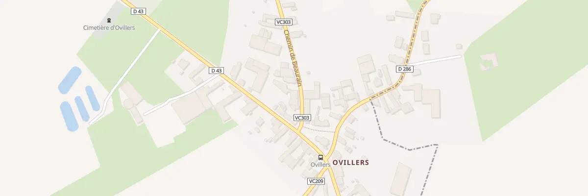 Plan du 3 Rue de Beaurain à Solesmes