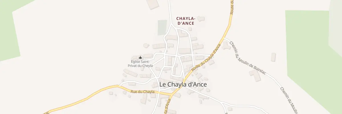 Plan du 5050 Chayla d’Ance à Saint-Paul-le-Froid