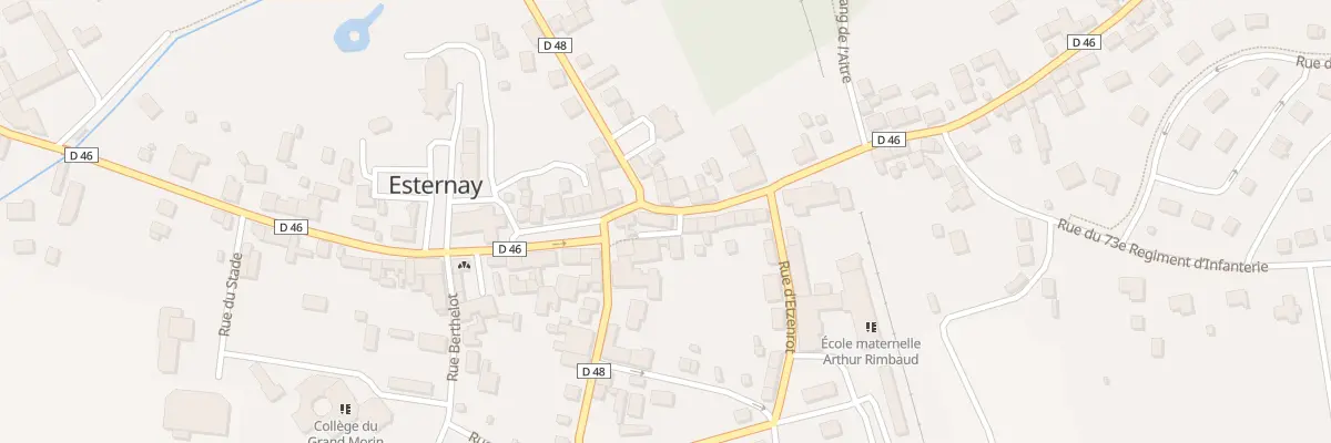 Plan du 8 Rue du Docteur Carrere à Esternay