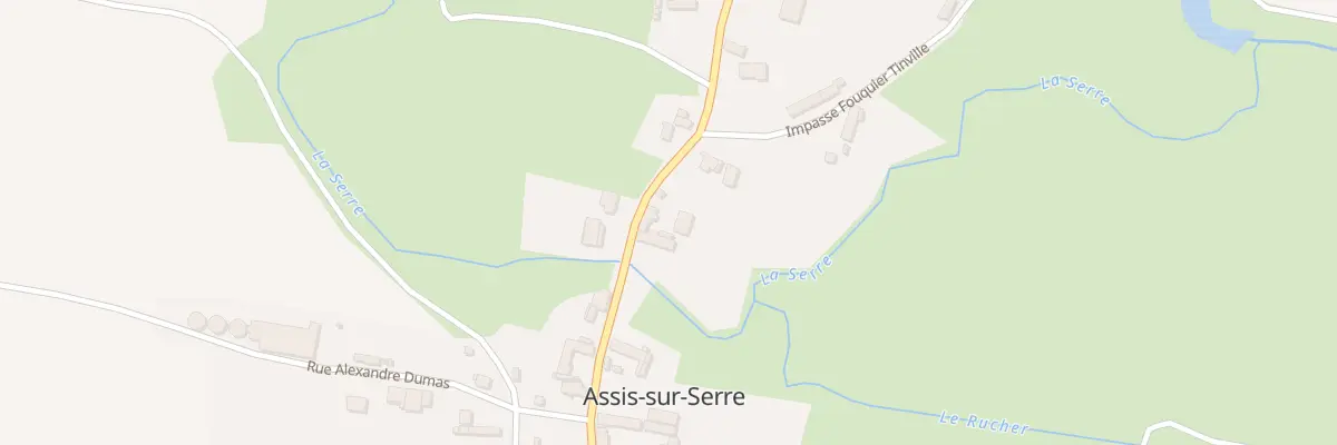 Plan du 22 Rue Ernest Lavisse à Assis-sur-Serre