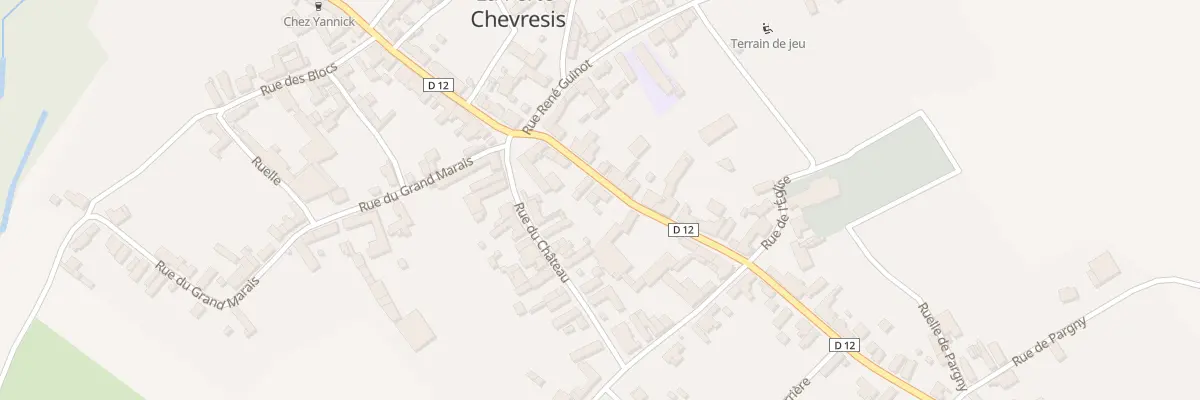 Plan du 10 Rue Jean Jaurès à La Ferté-Chevresis