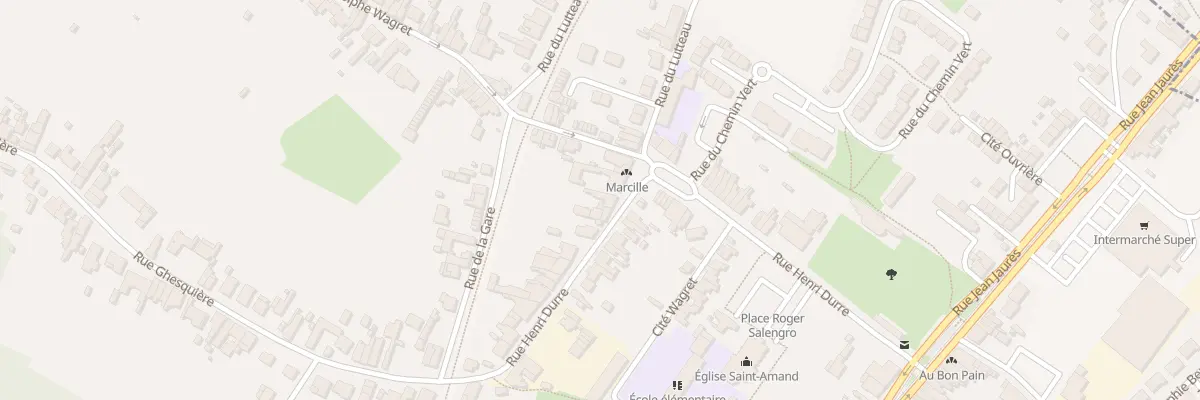 Plan du 33A Rue Henri Durre à Escautpont