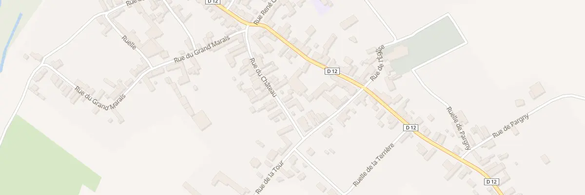 Plan du 12 Rue du Château à La Ferté-Chevresis