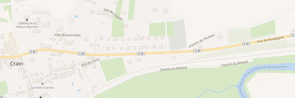 Plan du 14 Rue des Gais Logis à Crain
