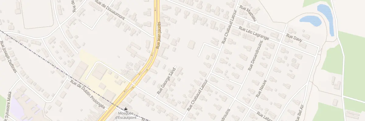 Plan du 136 Rue Jean Jaurès à Escautpont