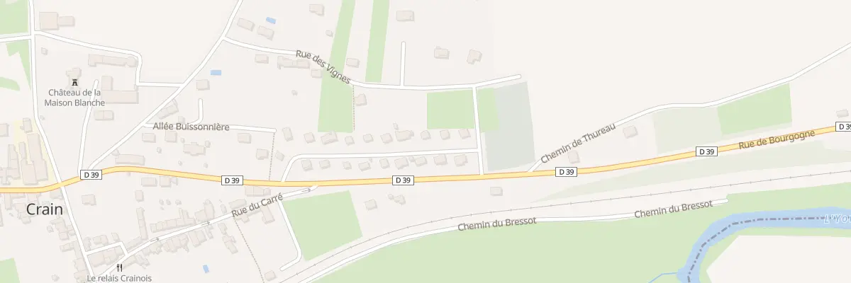 Plan du 9 Rue des Gais Logis à Crain