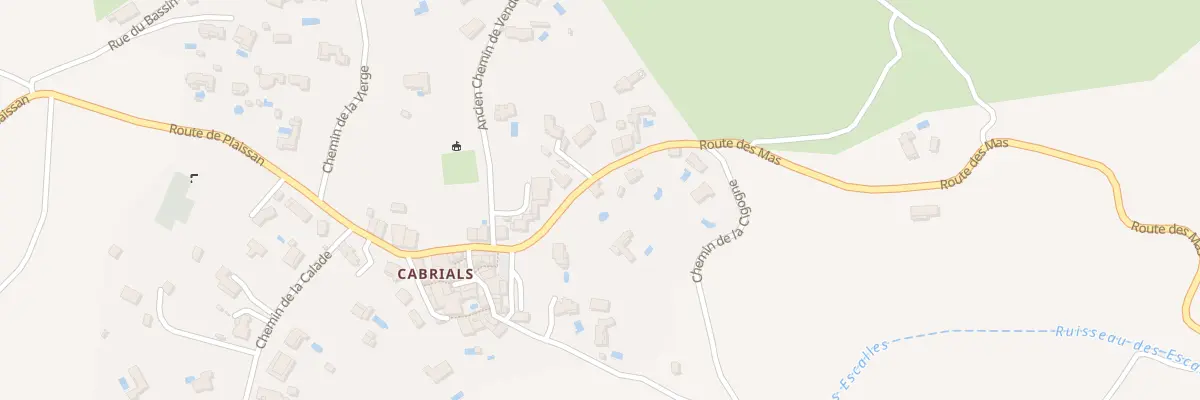 Plan du 5073 Cabrials à Aumelas