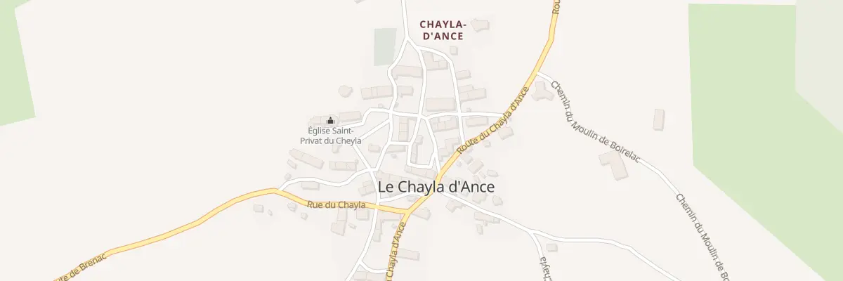 Plan du 44 Rue Haute du Chayla à Saint-Paul-le-Froid