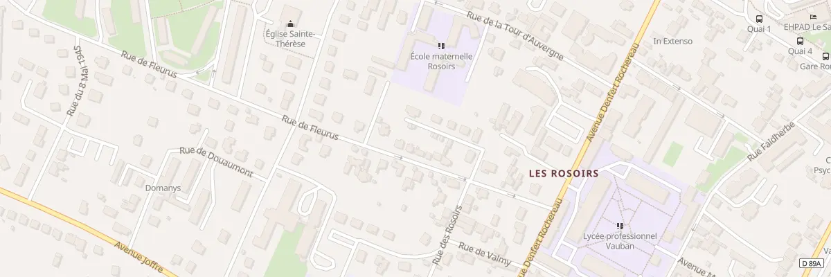 Plan du 18 Rue de Fleurus à Auxerre