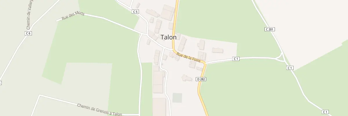 Plan du 1 Rue de la Foire à Talon