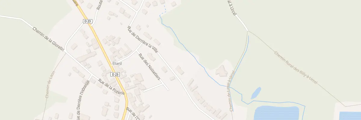 Plan du 9 Rue de Derrière la Ville à Urcel