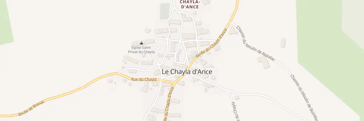 Plan du 5389 Chayla d’Ance à Saint-Paul-le-Froid