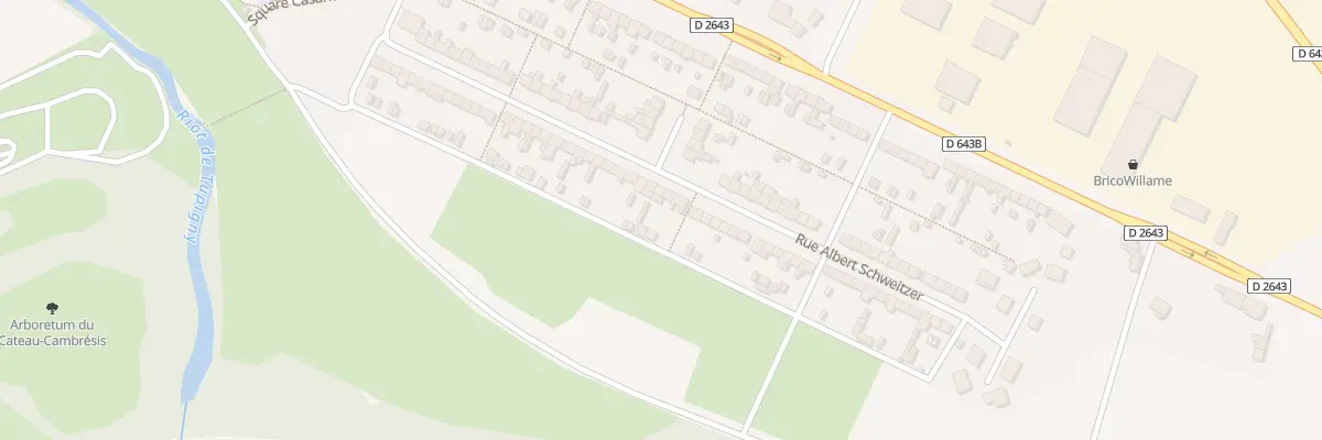 Plan du 62 Rue Albert Schweitzer au Cateau-Cambrésis