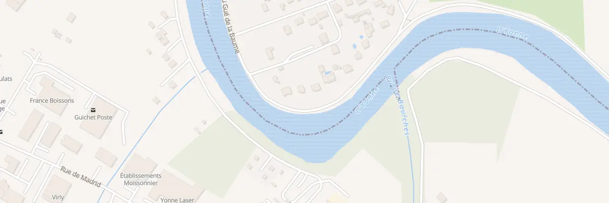 Plan du 6 Quai du Gué de la Baume à Gurgy