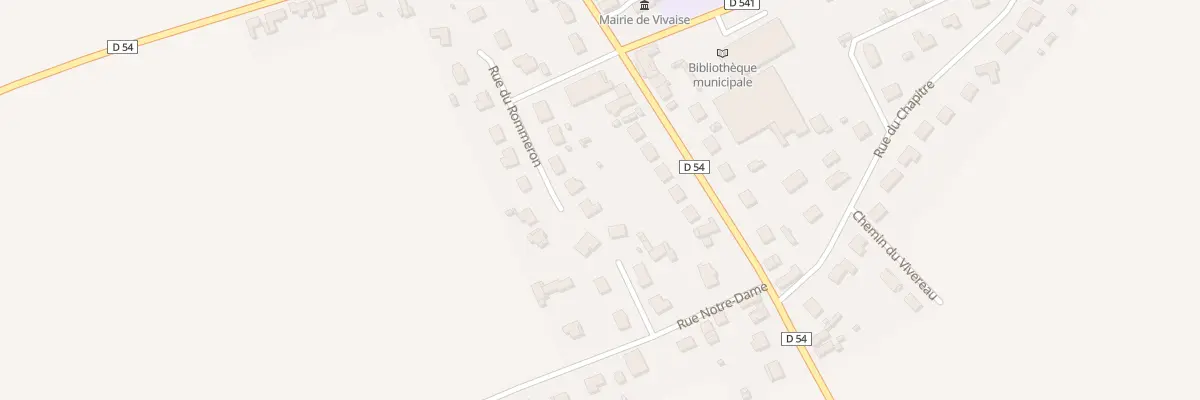 Plan du 12 Rue du Rommeron à Vivaise