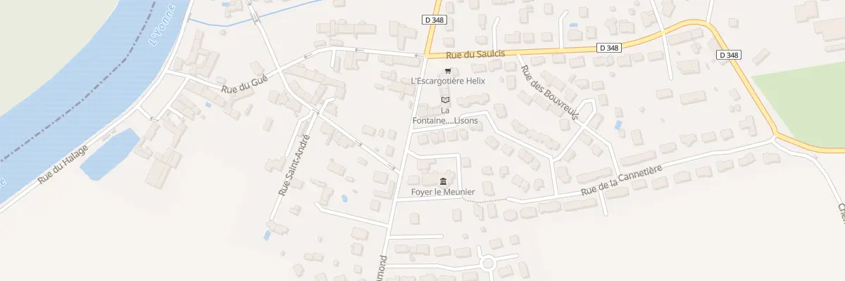 Plan du 2 Rue des Fauvettes à Gurgy
