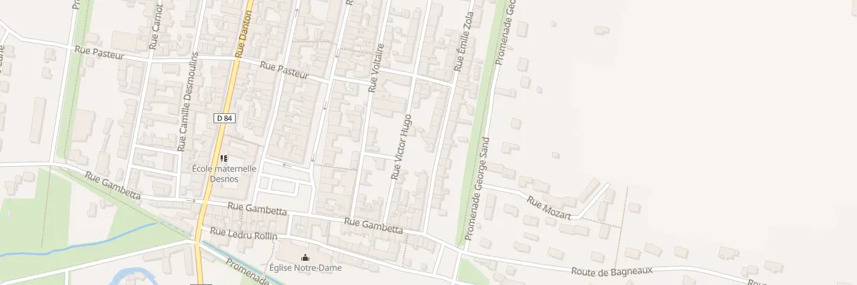 Plan du 13 Rue Emile Zola à Villeneuve-l’Archevêque