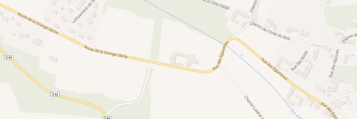 Plan du 1 Rue des Eglantines à Vaudeurs