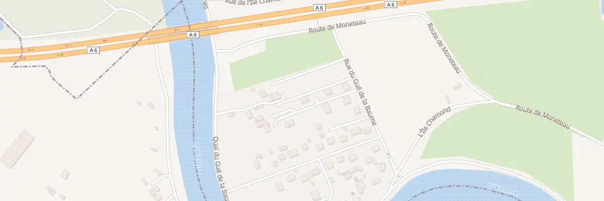 Plan du 27 Rue du Gué de la Baume à Gurgy