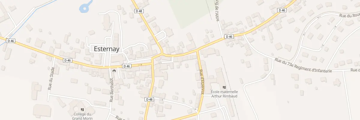 Plan du 12 Rue du Docteur Carrere à Esternay