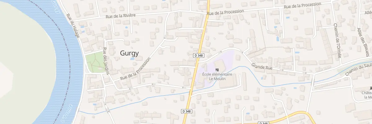 Plan du 13 Rue des Trois Cailloux à Gurgy