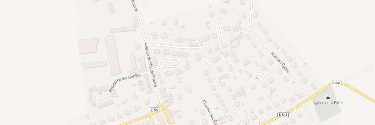 Plan du 6 Res les Bruyeres à Vivaise